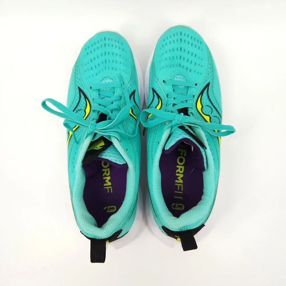 Saucony Kinvara 13 Shoes Womens 10.5 Green Running Race Comfort Walking Sneakers